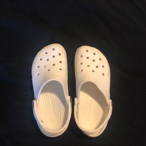White Crocs